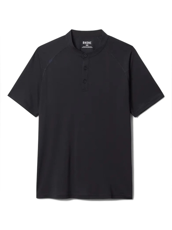 RHONE Other - Rhone Delta Piqué Performance Henley Black Size XL